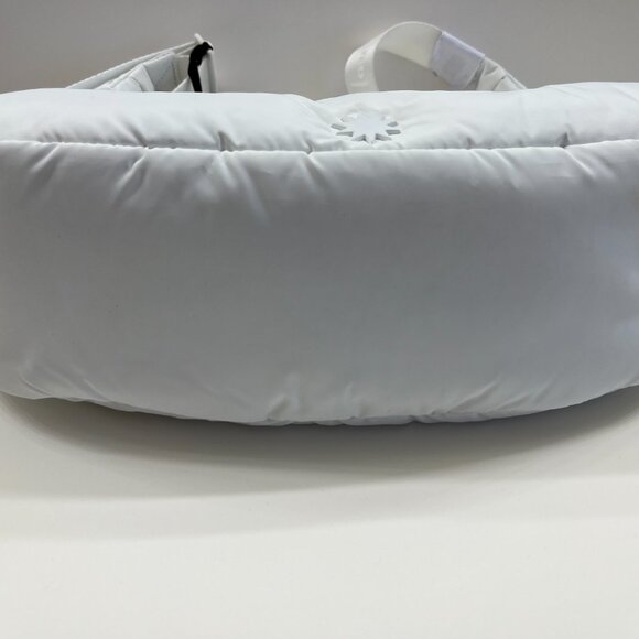 House of Harlow 1960 - Crescent Nylon Zip Hobo Shoulder Bag- White -NWT - Picture 9 of 10